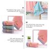 UPKOCH Comfortable Cotton Washcloth Towel Absorbent Face Towel for Home Travel Spa Thick and Soft Embroidered Design Leaf view 3