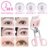 617 CTNRRL Heated Electric Eyelash Curlers, Handheld Portable Eyelash Curlers,3 Heating Modes Stable Temperature No Harm to Lashes Quick Pre-Heat for Women Makeup Accessories (Pink),1 Count view 3