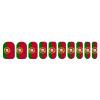 Linkasi Portugal Flag Nail Stickers for Women Girls Manicure Waterproof Membrane Nails Decoration Accessories (Pack of 5) view 1