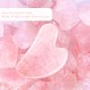 FUIYOOCEN Gua Sha Facial Tools, Natural Rose Quartz Guasha Tool for Face, Double Chin & Jawline, Gua Sha Stone Self-Skin Care Face Stone Gua Sha Tools for Women, Pink view 4