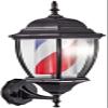 Barber Pole Light Rotating Illuminating White Blue Red Stripes Barber Pole Light Salon Barber Shop Sign Illuminating Rotating Red White Blue Strips Waterproof Save Energy Wall Lamp view 1