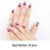 Linkasi Croatia Flag Nail Stickers for Women Girls Manicure Waterproof Membrane Nails Decoration Accessories (Pack of 5) view 2
