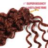 12Inch GoGo Curl Crochet Hair 6Packs Water Wave Crotchet Hair Curl Crochet Hair for Women (12 Inch, 350#) view 4