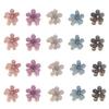 Small Crystal Hair Claw Clips for Women Girl, Multicolor Mini Pearl Flower Claw Design, Sweet Daisy Artificial Bangs Decorative Hair Accessories (Multicolor20) view 1