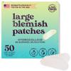 50CT Large Pimple Patches for Face Nose Spots Pores - XL Blemish Patches Acne Patch for Chin Forehead Body - Hydrocolloid Bandages for Acne - Big Clear Zit Stickers Large Hydrocolloid Patch Strips view 1