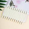 24 Packs Duck Bill Clips, Bantoye 3.35 Inches Rustproof Metal Alligator Curl Clips with Holes for Hair Styling, Hair Coloring, White view 4