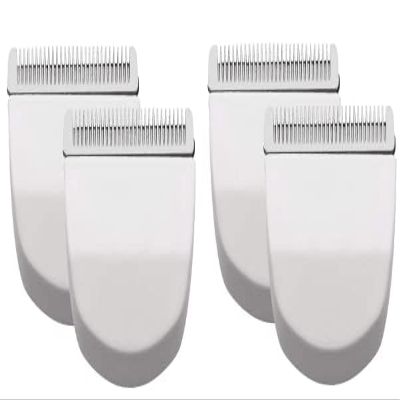 4Pcs Professional Peanut Clipper/Trimmer Snap On Replacement Blades #2068-300, Compatible with Wahl Peanut Hair Clipper/Trimmer, White.