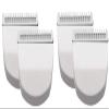 4Pcs Professional Peanut Clipper/Trimmer Snap On Replacement Blades #2068-300, Compatible with Wahl Peanut Hair Clipper/Trimmer, White. view 1