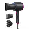 Wavytalk Hair Dryer with Diffuser, Blown Away Ionic Hair Dryer for Curly Hair with Comb, 1875W Fast Drying Blow Dryer with Ceramic Technology, 3 Attachments for All Hair Types, Light and Quiet, Black view 1