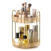 360 Rotating Makeup Organizer - Large-Capacity Skincare & Makeup Storage with 2-Tier Perfume Organizers, Cosmetic Dresser & Makeup Brush Holder - Fits Bedroom, Bathroom, Vanity Shelf & Countertop view 2