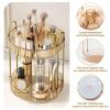 360 Rotating Makeup Organizer - Large-Capacity Skincare & Makeup Storage with 2-Tier Perfume Organizers, Cosmetic Dresser & Makeup Brush Holder - Fits Bedroom, Bathroom, Vanity Shelf & Countertop view 4