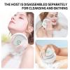 Electric Body Bath Brush, Scrubber Shower Brush Rechargeable Long-Handled Electric Bath Brush with 6 Heads for Cleanse, Massage, Exfoliate and Pamper Your Skin in The Shower (Fresh Green) view 4