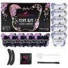 PERMANIA Black Color Kit for Eyelash & Eyebrow, Semi-permanent Natural Black Fast Quick Coloring, Last Up to 4 Weeks Salon Grade Eyelash Primers view 1