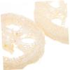 5pcs Bath Bath Brush Sponges Soap Holder Bath Natural Loofa Foam Natural Container Storage Soap Tray Household Soap Pad Loofah Travel Suite view 3