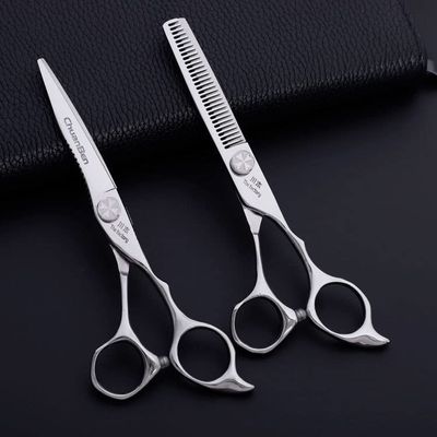 Hair Cutting Scissors, 6-inch thin-cut flat scissors hair scissors professional haircut scissors set