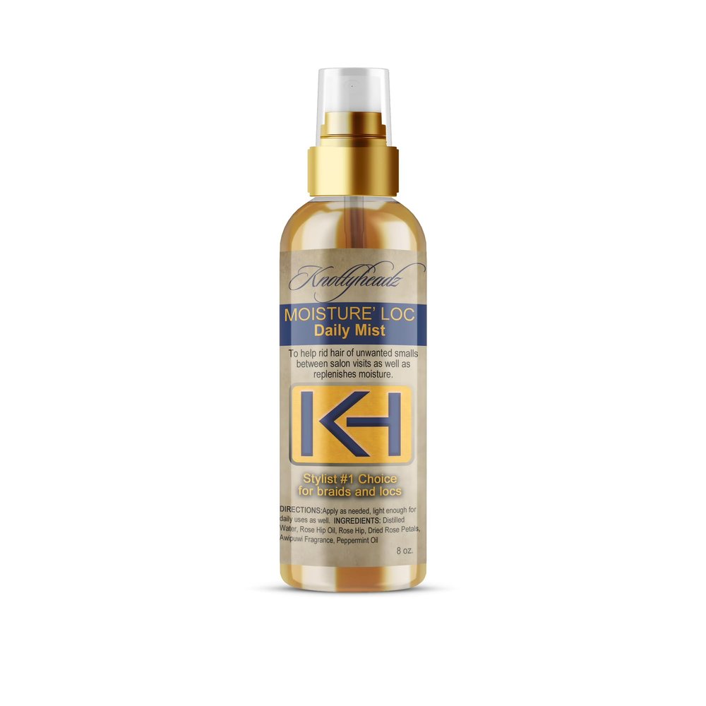 KnottyHeadz Daily Mist Rose Water 8oz