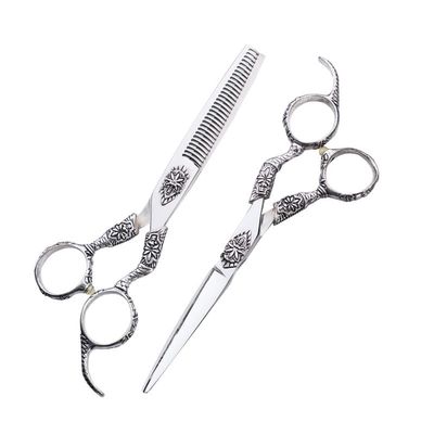 Hair Cutting Scissors, 6-inch hairdressing hair scissors family adult children cut hair Liu Hai hair tool thin shear teeth cut kit