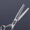 Hair Cutting Scissors, 6-inch hairdressing hair scissors family adult children cut hair Liu Hai hair tool thin shear teeth cut kit view 4