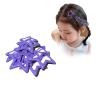 ANQSYY New 10Pcs Purple Star Snap Hair Clips Girls Kawaii Non Slip Stars Barrettes Hair Accessories for Women view 1