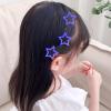 ANQSYY New 10Pcs Purple Star Snap Hair Clips Girls Kawaii Non Slip Stars Barrettes Hair Accessories for Women view 2
