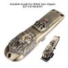 FILFEEL Professional Hair Clipper Front Cover, Electric Hair Cutter Trimmer Sheel Protective Casing for (Lion Bronze) view 4