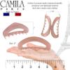 Camila Paris CP3529 French Hair Clip for Women, Pink, Girls Hair Claw Clip Jaw Fashion Durable and Styling Hair Accessories for Women, Luxury Ladies Strong Hold No Slip Grip Clamp, Made in France view 4