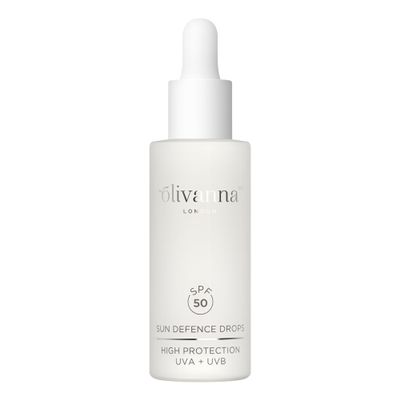 Olivanna Sun Defence Drops SPF 50 - Mineral Sunscreen for Face - Non-Greasy - Defends Against Sun Damage, Premature Aging, and Pigmentation - 0.9 oz