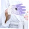 FOMIYES 2pairs Lavender Paraffin Wax Cover for Hands and Feet Nourishing for Soft Skin Non-Woven for Wax Therapy and Pedicures view 4