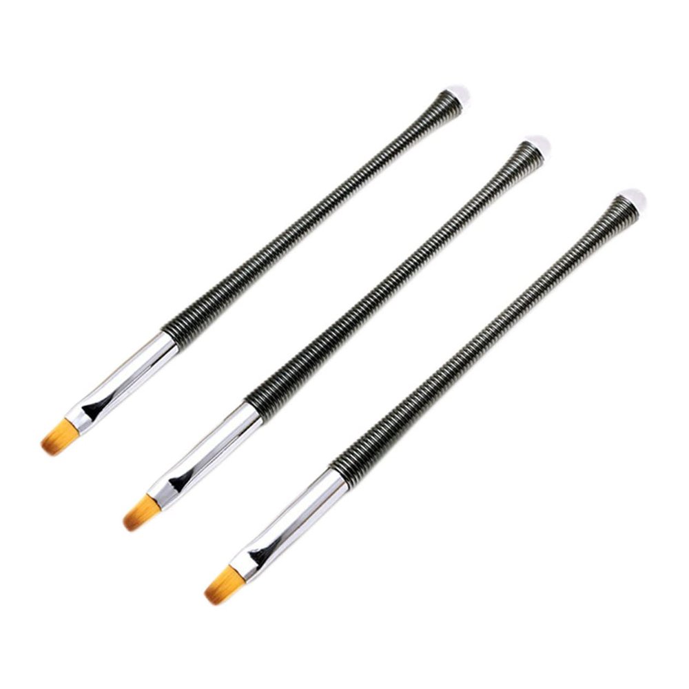 FOMIYES 3pcs Nail Art Brush for Manicure Includes Flat Uv Gel Pens for Nail Painting for Diy Art and Detailing Patterns
