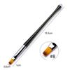 FOMIYES 3pcs Nail Art Brush for Manicure Includes Flat Uv Gel Pens for Nail Painting for Diy Art and Detailing Patterns view 2
