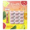 Gillette Venus Comfort Glide Sunny Citrus Women's Razor Plus 12 Blade Refills view 1