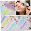 FRCOLOR 2pcs Multi-function Eyeliner Stencil Lash Applicator Tool for Women Silicone Mascara Aid Lipstick Makeup Brush Beauty Products view 2