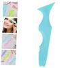 FRCOLOR 2pcs Multi-function Eyeliner Stencil Lash Applicator Tool for Women Silicone Mascara Aid Lipstick Makeup Brush Beauty Products view 3