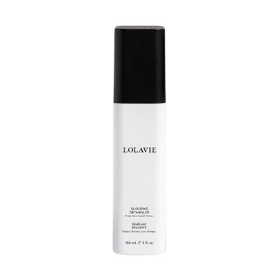 LolaVie Glossing Detangler - 5 oz - Delivers 15x Softer, Smoother Hair & 99% Reduction in Flyaways - 450-Degree Heat Protectant - Color Safe - All Hair Types