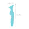 Beaupretty 2pcs Eyelash Mascara Drawing Aid Silicone Eyebrow Stencil Reusable Makeup Tool for Eyeliner Easy Cleaning view 4