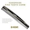 Kent F3T Black Graphite Fine Tooth Comb - Hair Parting and Straightening Comb for Men's & Women's Dandruff Remover, Saw Cut and Hand Polished Made in England view 3