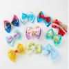 10pcs Princess Hair Bow Clips 4 Inch Women Girls Hair Accessories Party Gift Set view 2