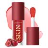 2Pack Big Brush Head Hydrating Lip Glow Oil Plumping Lip Tint, Hydrating Lip Gloss Tinted Lip Balm Transparent Lip Care, Long Lasting Nourishing Non-sticky Fresh Texture (Strawberry + Cherry) view 3