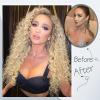 Meepo Blonde Curly Clip In Hair Extension For Black Women Natural Thick Deep Wave Hair Extension Clips Synthetic Long 24 inch hair extensions clip in Hairpiece (613(Pack of 7)) view 4