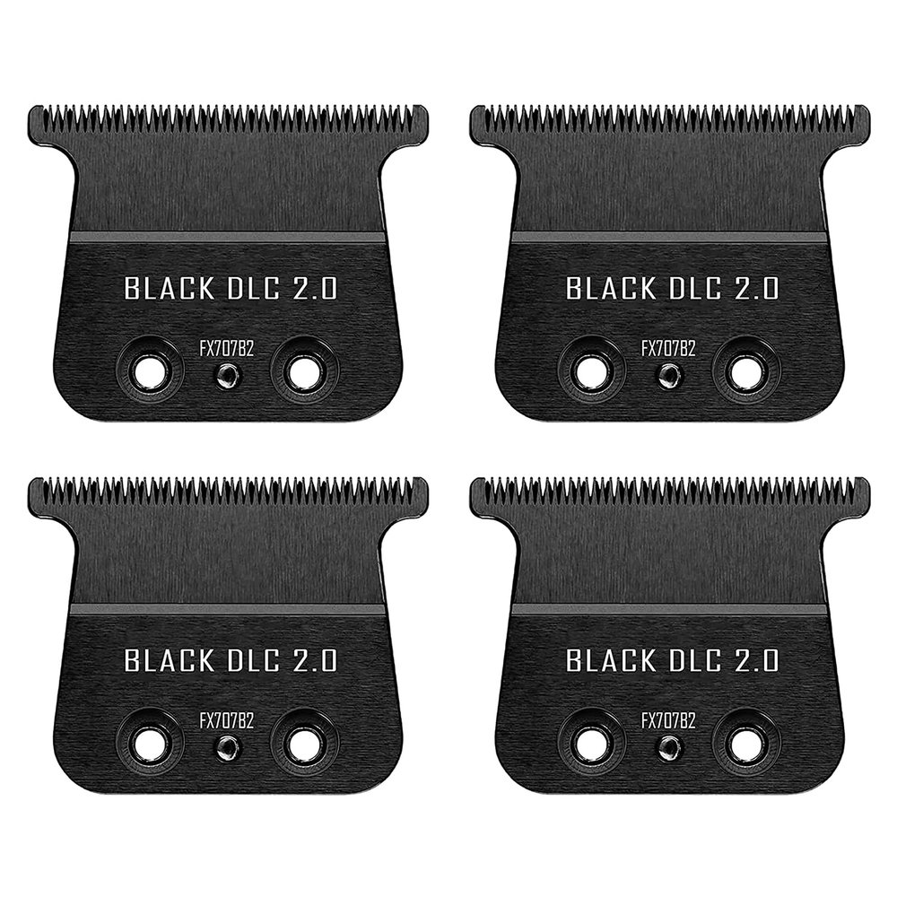 FX707B2 Replacement DLC 2.0 Trimmer Blade Compatible with BaByliss FX787 & FX726 Trimmer,Compatible with BaByliss DLC 2.0 Trimmer Blade,4PCS