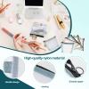 10 Mini Mesh Pouch, Clear Zipper Pouch, Cosmetic Case - Small Item Organizer with Key Kit (5 Colors) view 3