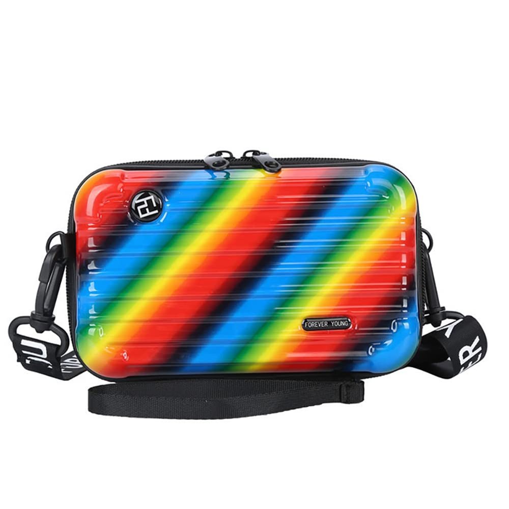 PC+ABS Lightweight Hard Shell Travel Suitcase,Cosmetic Crossbody Bag For Women,Unisex Multifunctional Makeup Shoulder Luggage (Color)