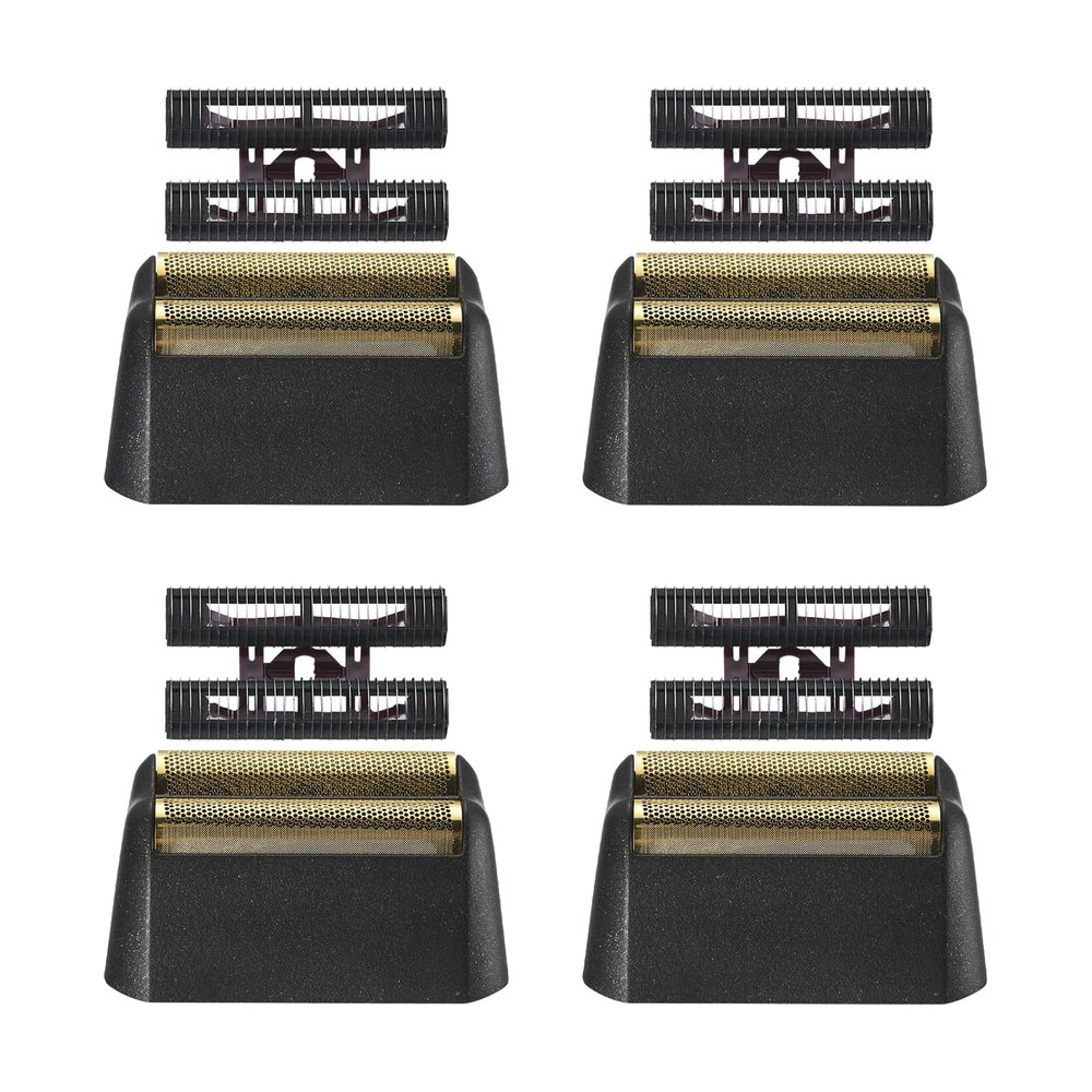 4 Pack Professional 5 Star Series Finale Shaver Replacement Foil and Cutter Bar Assembly Compatible with wahl Shaver Foil 7031-100, 7043-100 Super Close Shaving Replacement Heads (7043-4PCS)