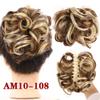 FPVPRO Messy Bun Hair Pieces Wavy Curly Clip in Claw Hairpieces Combs add Ponytail Hair Pieces Synthetic Hair view 2