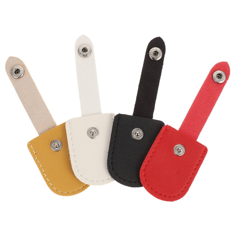 Beaupretty 4pcs Cuticle Scissors Storage Holder Pu Protective Pouch for Nail Scissors Cuticle Nipper Cover for Easy Organization and Travel Multi-color