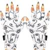 ManiGlovz - The ORIGINAL UPF 50+ UV Light Protective Nail Gloves | Gel Manicure and Anti UV Fingerless Gloves for Women | Can be Used as Sun Protection Gloves for Driving | P.Casso view 1