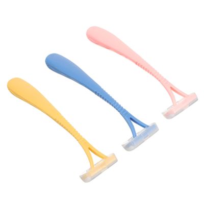 FRCOLOR 3pcs Women Body Hair Trimmer Manual Hair for Armpit Leg Body Shaving Design for Smooth Shave Shower