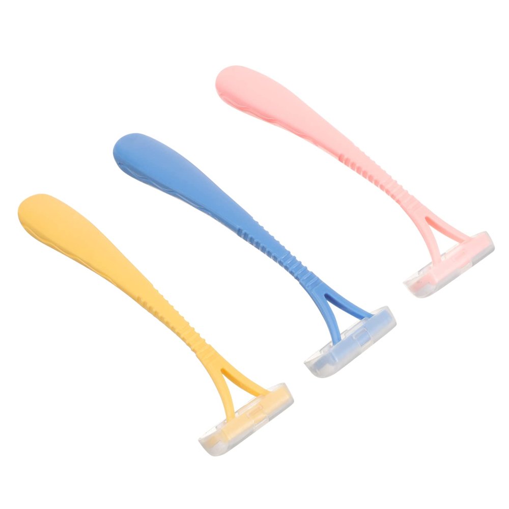 FRCOLOR 3pcs Women Body Hair Trimmer Manual Hair for Armpit Leg Body Shaving Design for Smooth Shave Shower