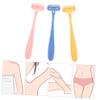 FRCOLOR 3pcs Women Body Hair Trimmer Manual Hair for Armpit Leg Body Shaving Design for Smooth Shave Shower view 3