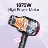 Wavytalk Hair Dryer with Diffuser, 1875W Ionic Blow Dryer for Women - 3 Attachments, Small Curling Wand for Short & Long Hair view 3